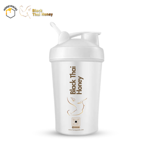Black Thai Honey Shaker Bottle - White